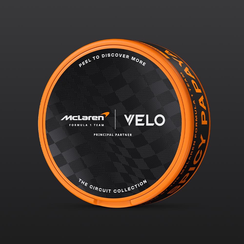 VELO Mclaren Limited Edition | Spicy Papaya Nicotine Pouches