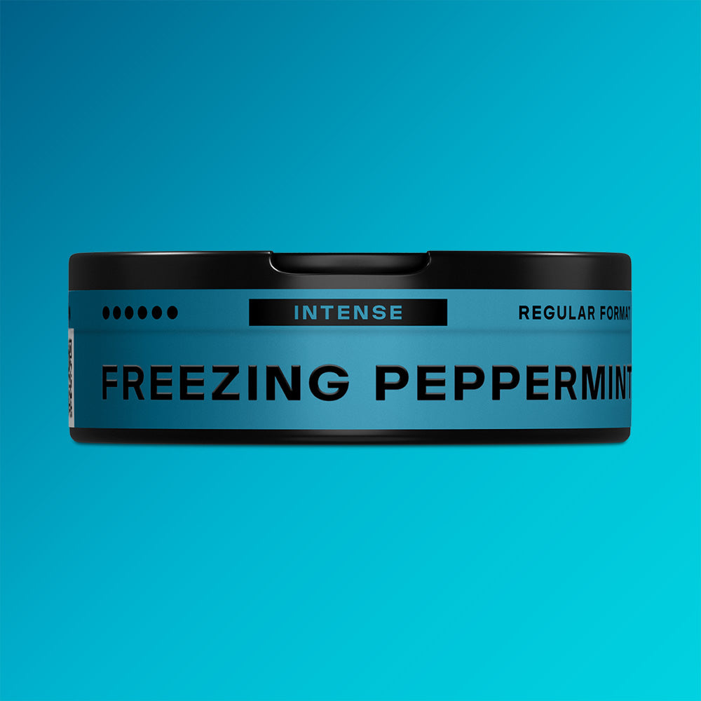 Velo freezing peppermint intense 17mg 6 dot Nicotine Pouches velo can