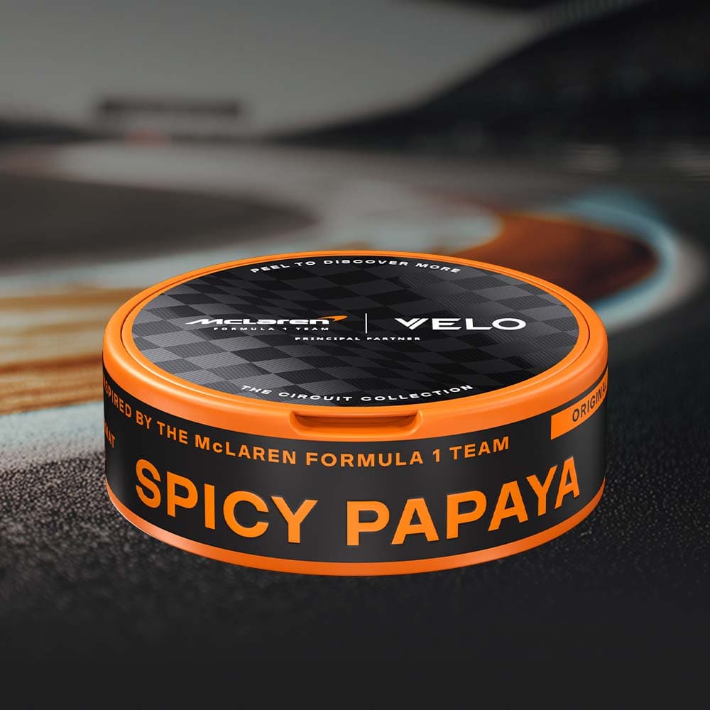 VELO Mclaren Limited Edition | Spicy Papaya Nicotine Pouches